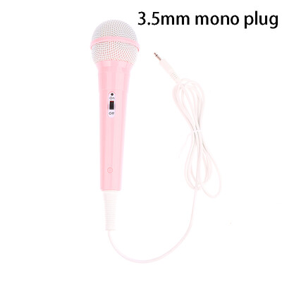 3,5 mm lizdas laidinis mikrofonas Lengvas dainavimo mechanizmas vaikams Muzikinis žaislas Lengvas naudojimas Be baterijos nešiojamas delninis mikrofonas