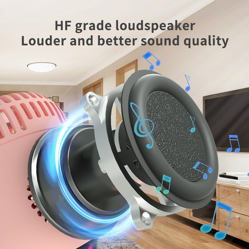 TANALAZ K39 Mikrofonas Nacionalinis K Daina Bluetooth Namų TV Vaikai Dainuoja Belaidis mikrofonas Garso integravimas Mikrofonas Dovanos