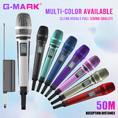 G-MARK SKM9000 Ασύρματο μικρόφωνο Professional UHF Ρυθμιζόμενο Μεταλλικό Κέλυφος για Παρίθ Εκθεση Διδασκαλία Γάμου