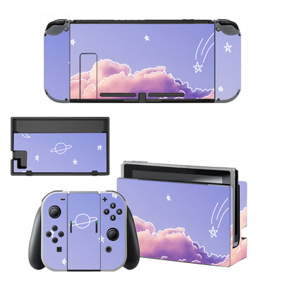 Starry Sky Skin Cover Naljepnica za naljepnicu za Nintendo Switch konzolu Joy-con Controller Dock vinil