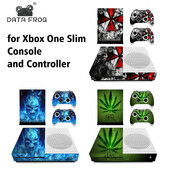 DATA FROG Skin Sticker Decal Vinyl Console Cover For Xbox One Slim Console For Xbox One S Controllers Защитни стикери 2023