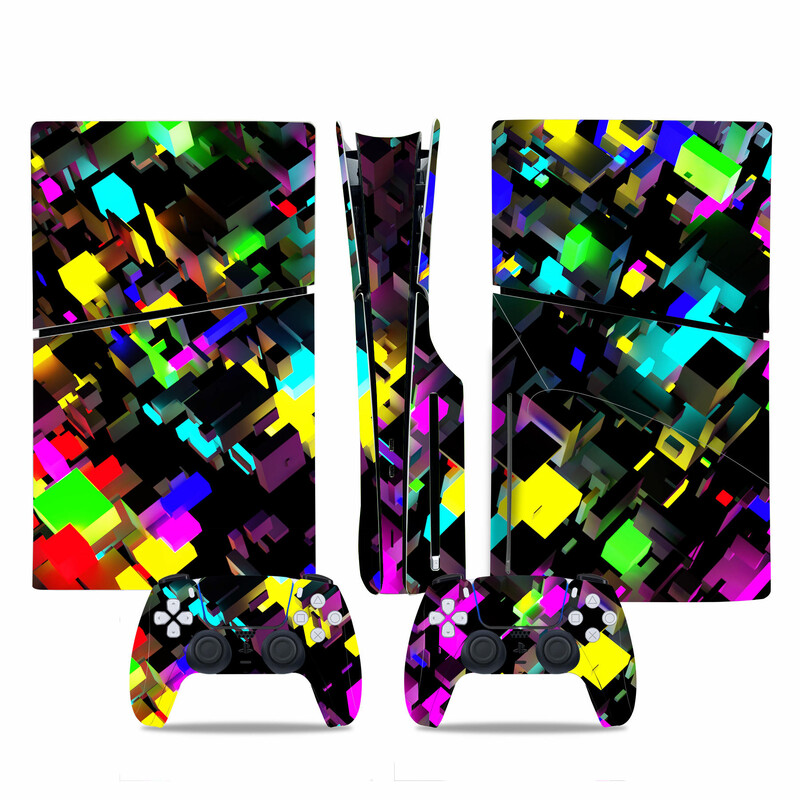 Autocolant pentru discul PS5 Slim Acoperire completă pentru PS5 Slim Disc Consola Film de protecție pentru PS5 Slim