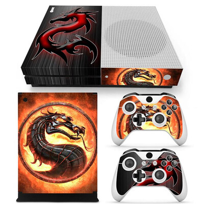 Autocolante cool Vinyl Decal Skin Sticker pentru Microsoft Xbox One S Slim Console + 2 Controlere Husă de protecție
