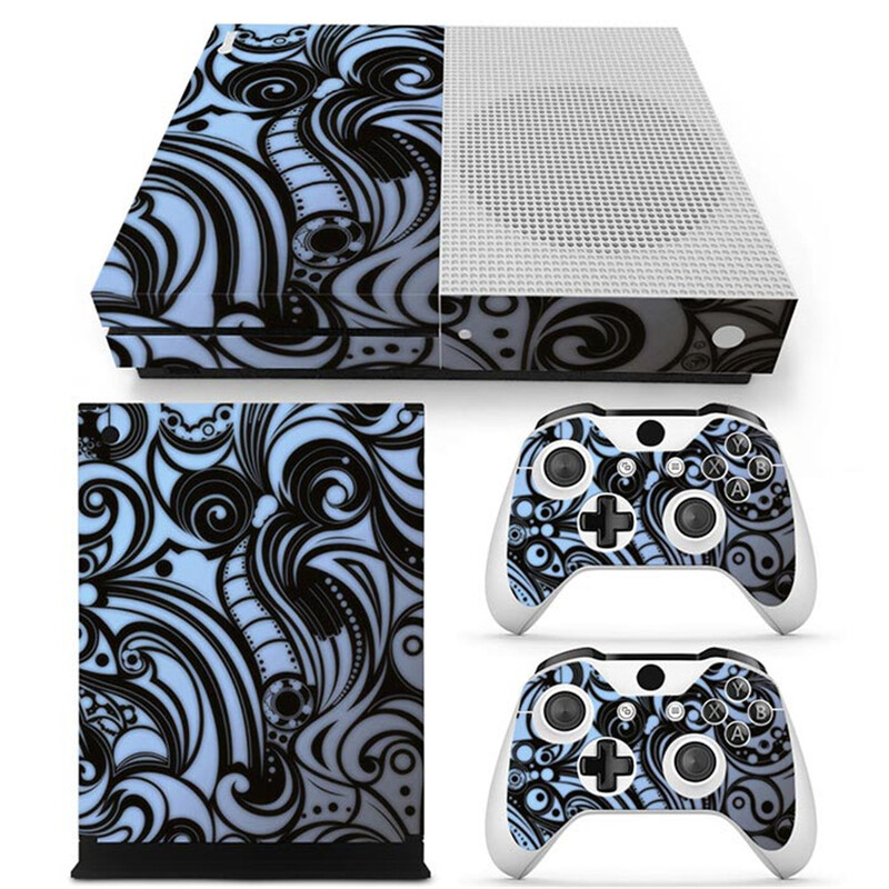 Autocolante cool Vinyl Decal Skin Sticker pentru Microsoft Xbox One S Slim Console + 2 Controlere Husă de protecție