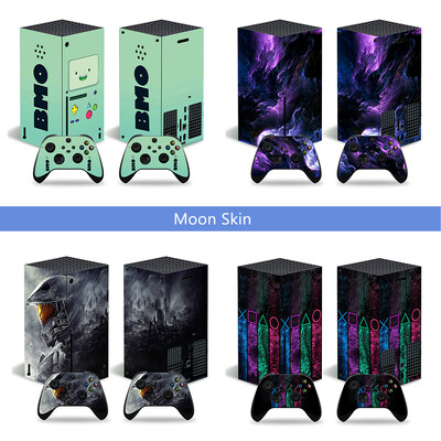 Ādas iesaiņojums Xbox Series X Skin Uzlīme Xbox Series X kontrollerim, pilns aizsargapvalks, konsoles vinila uzlīme, spēļu piederumi