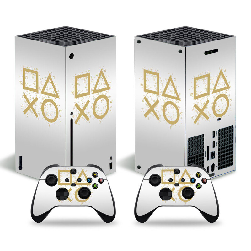 Skin Wrap за Xbox Series X Стикер за кожа за Xbox Series X Controller Пълно защитно покритие Конзола Винилова стикера Аксесоари за игри