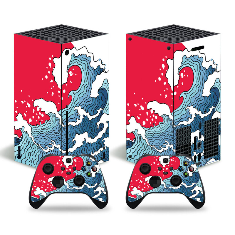 Skin Wrap за Xbox Series X Стикер за кожа за Xbox Series X Controller Пълно защитно покритие Конзола Винилова стикера Аксесоари за игри