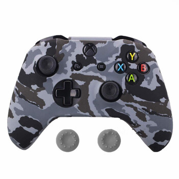 Νέα προστατευτική θήκη σιλικόνης Gamepad Skin για XBox One Slim Controller Protector Camouflage Controle Cover Joystick για XBOXONES