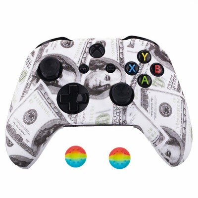 Нов силиконов геймпад защитен калъф за XBox One Slim Controller Protector Camouflage Controle Cover Джойстик за XBOXONES