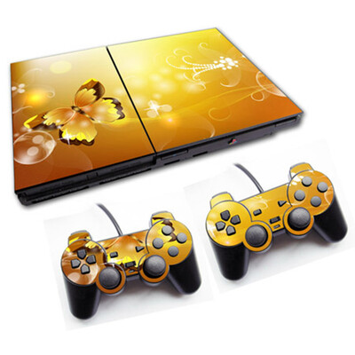 Аксесоари за игри с нов дизайн на винилови стикери за ps2 slim 70000 стикер за кожа