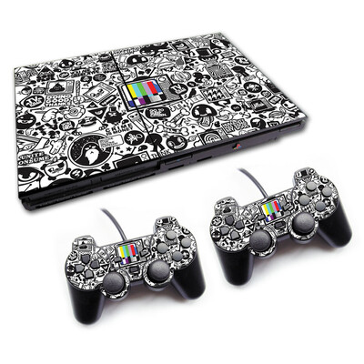 Аксесоари за игри с нов дизайн на винилови стикери за ps2 slim 70000 стикер за кожа