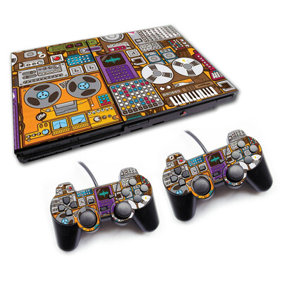 Аксесоари за игри с нов дизайн на винилови стикери за ps2 slim 70000 стикер за кожа