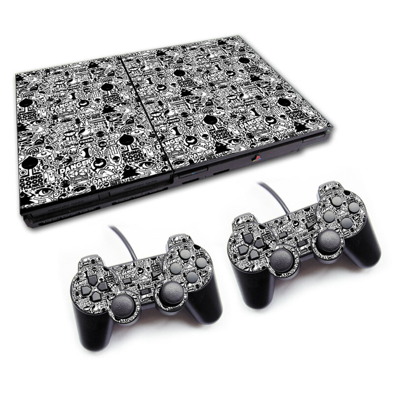 Аксесоари за игри с нов дизайн на винилови стикери за ps2 slim 70000 стикер за кожа