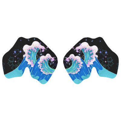 Противоплъзгаща се абсорбираща пот контролна ръкохватка PlayVital за ps5 контролер, професионални текстурирани подложки, меки гумени дръжки