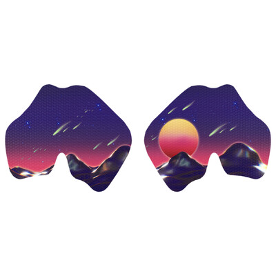 Противоплъзгаща се абсорбираща пот контролна ръкохватка PlayVital за ps5 контролер, професионални текстурирани подложки, меки гумени дръжки