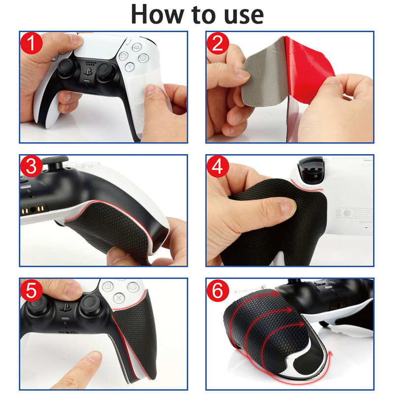 Spriječite sklisko upijanje znoja kože Protuklizna silikonska naljepnica Gamepad ručka ručka poklopac za PS5 kontroler zaštitna ručka torbica
