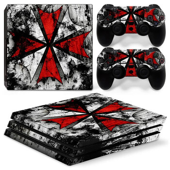 Προστατευτικό αυτοκόλλητο δέρματος για PS4 Pro PVC Skin αυτοκόλλητο βινυλίου Decal Cover Console Controllers Protective Skin Sticker