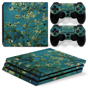 Προστατευτικό αυτοκόλλητο δέρματος για PS4 Pro PVC Skin αυτοκόλλητο βινυλίου Decal Cover Console Controllers Protective Skin Sticker