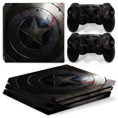 За PS4 Pro PVC кожен винилов стикер Decal Cover Конзола Контролери Защитен кожен стикер