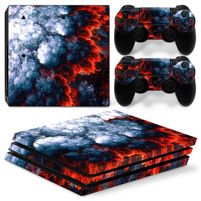 PS4 Pro PVC ādas vinila uzlīmes uzlīmes vāka konsoles kontrolleriem aizsargājošas ādas uzlīme