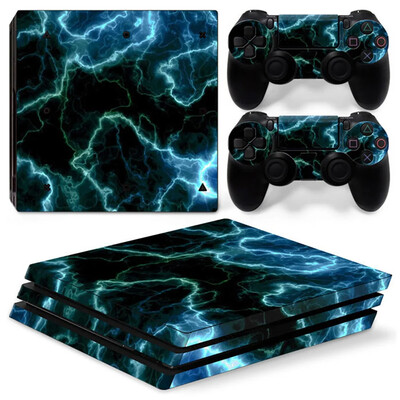 PS4 Pro PVC ādas vinila uzlīmes uzlīmes vāka konsoles kontrolleriem aizsargājošas ādas uzlīme