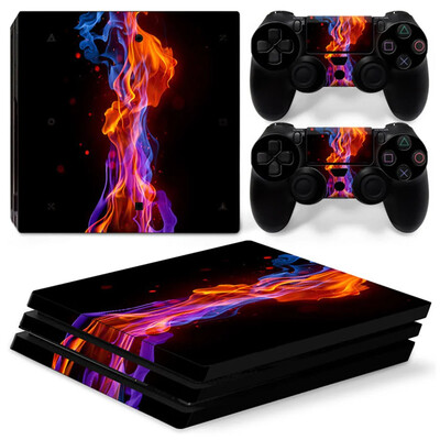 PS4 Pro PVC ādas vinila uzlīmes uzlīmes vāka konsoles kontrolleriem aizsargājošas ādas uzlīme