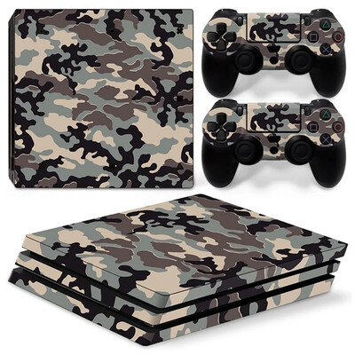 PS4 Pro PVC ādas vinila uzlīmes uzlīmes vāka konsoles kontrolleriem aizsargājošas ādas uzlīme