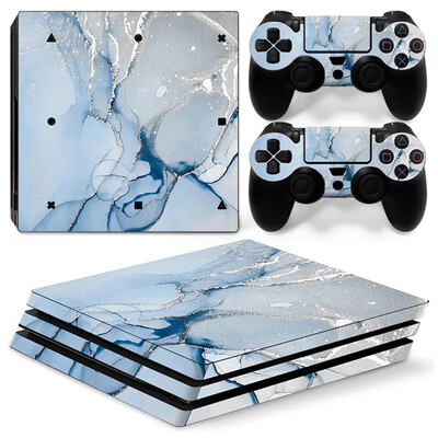 PS4 Pro PVC ādas vinila uzlīmes uzlīmes vāka konsoles kontrolleriem aizsargājošas ādas uzlīme