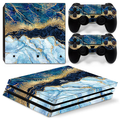 PS4 Pro PVC ādas vinila uzlīmes uzlīmes vāka konsoles kontrolleriem aizsargājošas ādas uzlīme