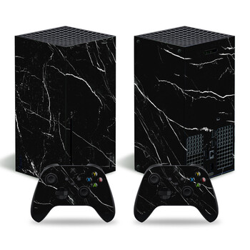 Για X-box Series X Console and 2 Controller Skin Sticker Geometric Lattice Protective Vinyl Decal Full Set for XSX Skin