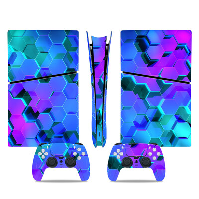Uzlīmes uzlīme PS5 Slim digitālās konsoles apvalkam PS5 Slim digitālajam pilna vāka iesaiņojumam PS5 Slim