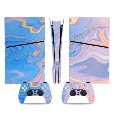 Uzlīmes uzlīme PS5 Slim digitālās konsoles apvalkam PS5 Slim digitālajam pilna vāka iesaiņojumam PS5 Slim