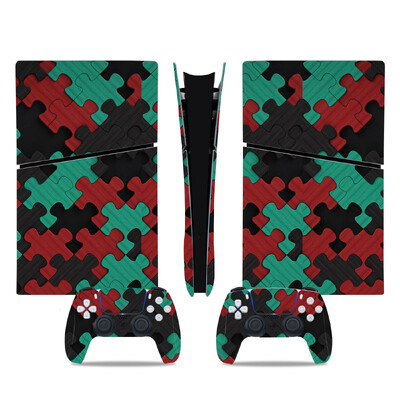 Uzlīmes uzlīme PS5 Slim digitālās konsoles apvalkam PS5 Slim digitālajam pilna vāka iesaiņojumam PS5 Slim