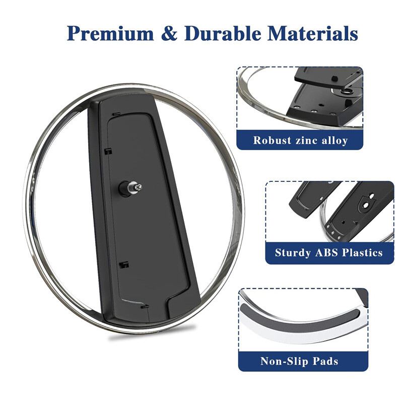 Метална вертикална стойка за PS5 Slim Console Bracket Base Stand Replacement за Playstation 5 Slim Game Console Host Stand