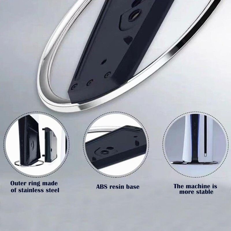 Za PS5 Pro/Slim stabilizacijska okomita baza postolja za hlađenje Konzola za igre Host postolje Protuklizna baza za PlayStation5 Dodaci