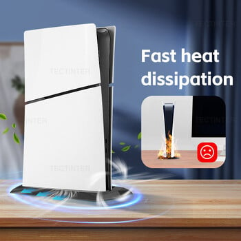 Για PS5 Slim Console For PS5 Slim Host Heat Dissipation Base Vertical Stand με και αντιολισθητικά πόδια για PS5 Slim αξεσουάρ