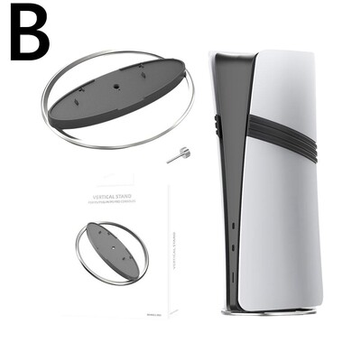 Novo okomito postolje za PS5 Pro & PS5 SLim, metalni držač, protuklizna baza za Playstation 5 Dodaci za montažu igraće konzole