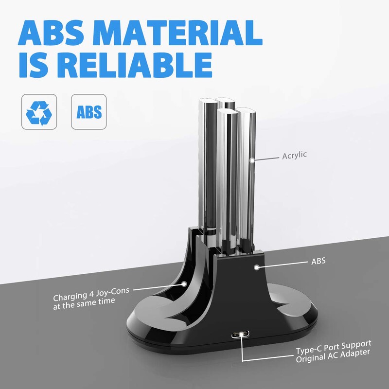 PENTRU Nintend Switch 4 Controller încărcător LED Indicator Stație de andocare de încărcare pentru Nitendo Switch Nintendoswitch NS Joy-con Acceso