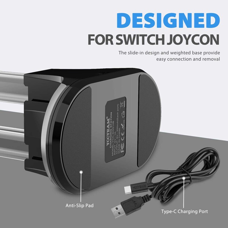 PENTRU Nintend Switch 4 Controller încărcător LED Indicator Stație de andocare de încărcare pentru Nitendo Switch Nintendoswitch NS Joy-con Acceso
