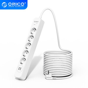 ORICO USB priključci za kućni ured Zaštita od prenapona Pametni mrežni filtar Razvodnik s produžnim kabelom Električne utičnice s