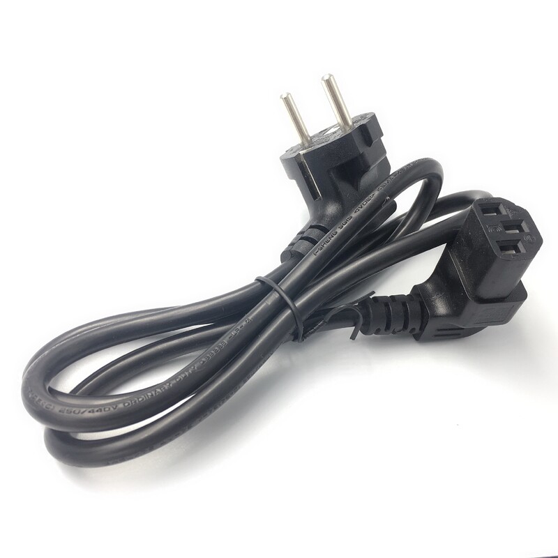 Euro Plug Cable Up Down IEC C13 Компютърен захранващ кабел Удължителен кабел 1m EU захранващ кабел за монитор PSU Antminer принтер
