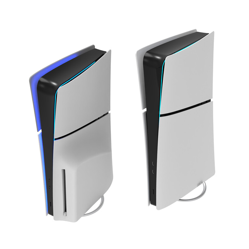 Metalni okomiti stalak za PS5 Slim Console Disc i Digital s vijkom, Zamjena postolja za Playstation 5 Slim Console