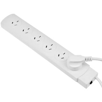 Melery Power Strip Surge Protector SAA Australian 4/6 Way Electrical AU Outlets Extension Sockets Διακόπτης 1m Καλώδιο για οικιακό γραφείο