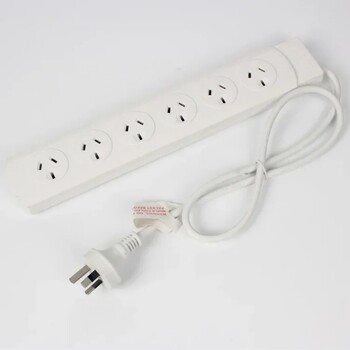 Melery Power Strip Surge Protector SAA Australian 4/6 Way Electrical AU Outlets Extension Sockets Διακόπτης 1m Καλώδιο για οικιακό γραφείο