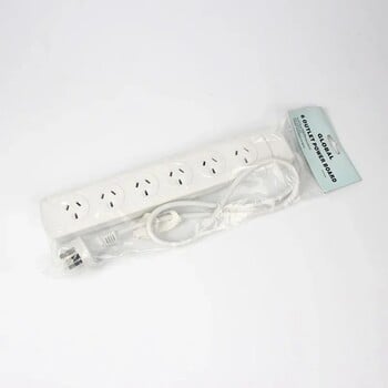 Melery Power Strip Surge Protector SAA Australian 4/6 Way Electrical AU Outlets Extension Sockets Διακόπτης 1m Καλώδιο για οικιακό γραφείο