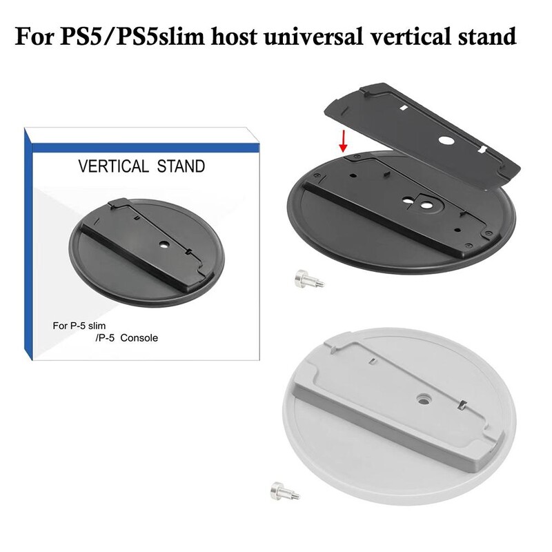 Za PS5 tanko okomito postolje Crni nosač konzole za igru Za Sony Playstation 5 Slim Disc Digital Edition Dodaci