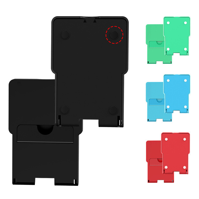 Za funda Nintendo switch lite stalak Sklopivi nosač s pohranom 5 igraćih kartica za nintendo switch oled konzolu Stalak za prikaz