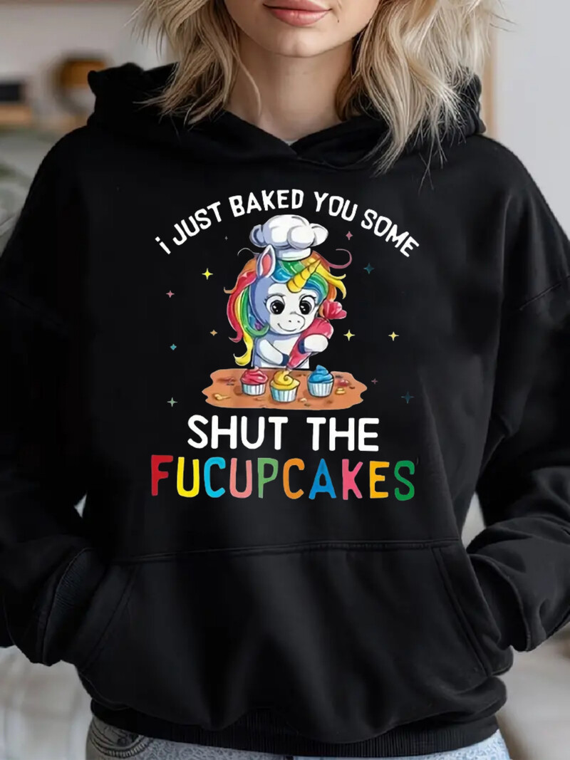 Prekogranična nova europska i američka odjeća velika baršunasta majica s kapuljačom s printom 2024TEMU