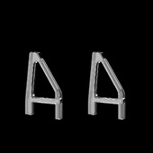 Za PS5 Slim Verzija optičkog pogona Horizontalni nosač Akrilni mini stolni stalak za Sony PlayStation 5 igraću konzolu