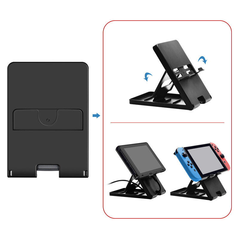 Sklopivi NS Switch Baza postolja Držač Playstand Multi-angle Bracket Kompatibilan Nintendo Switch Lite OLED Dodaci za igraće konzole
